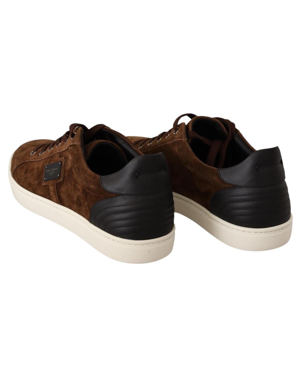 Dolce & Gabbana Bruin Suede Sneakers