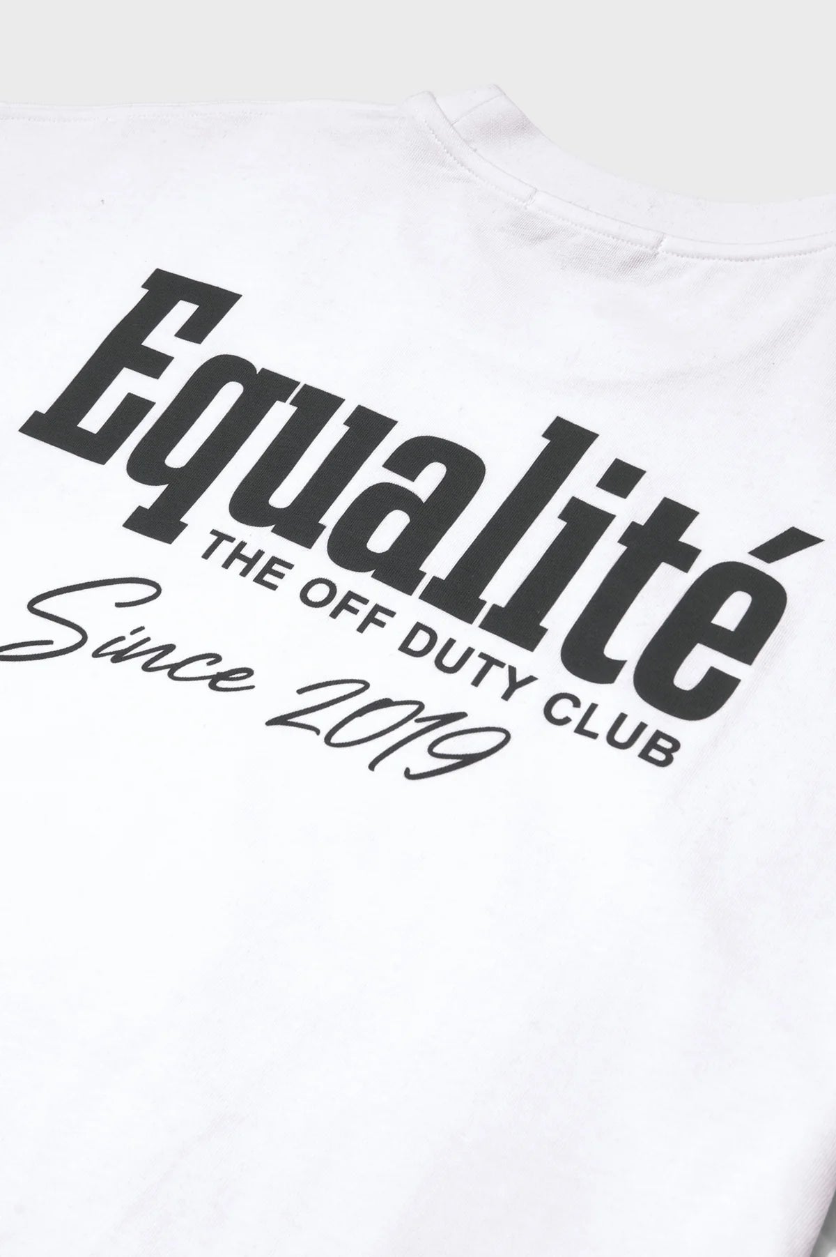 Equalité | Racing Club Oversized T-shirt Wit Unisex