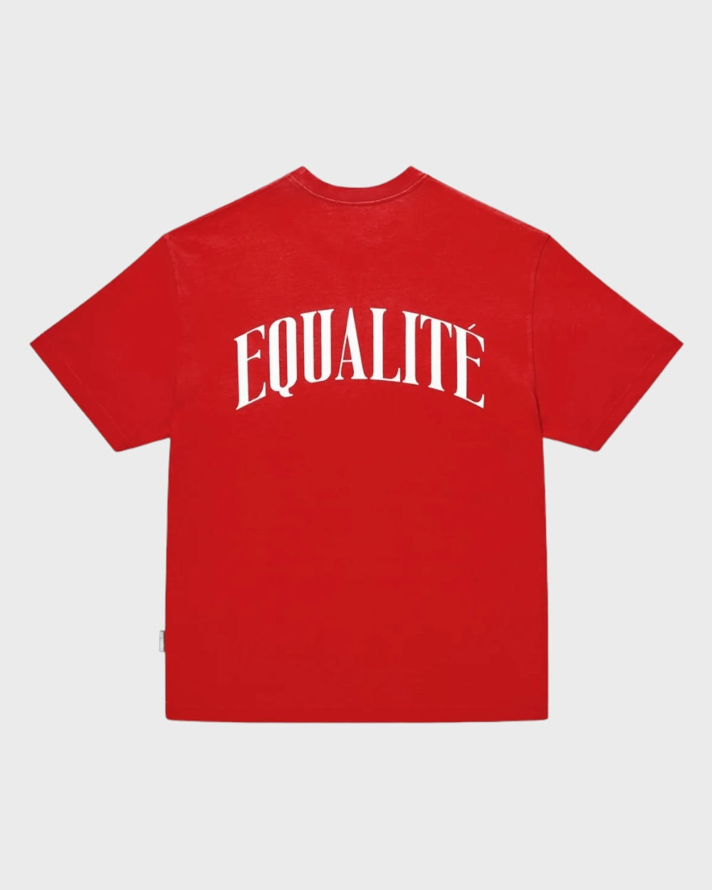 Equalite Oliver Oversized T-shirt Rood / Off White Unisex