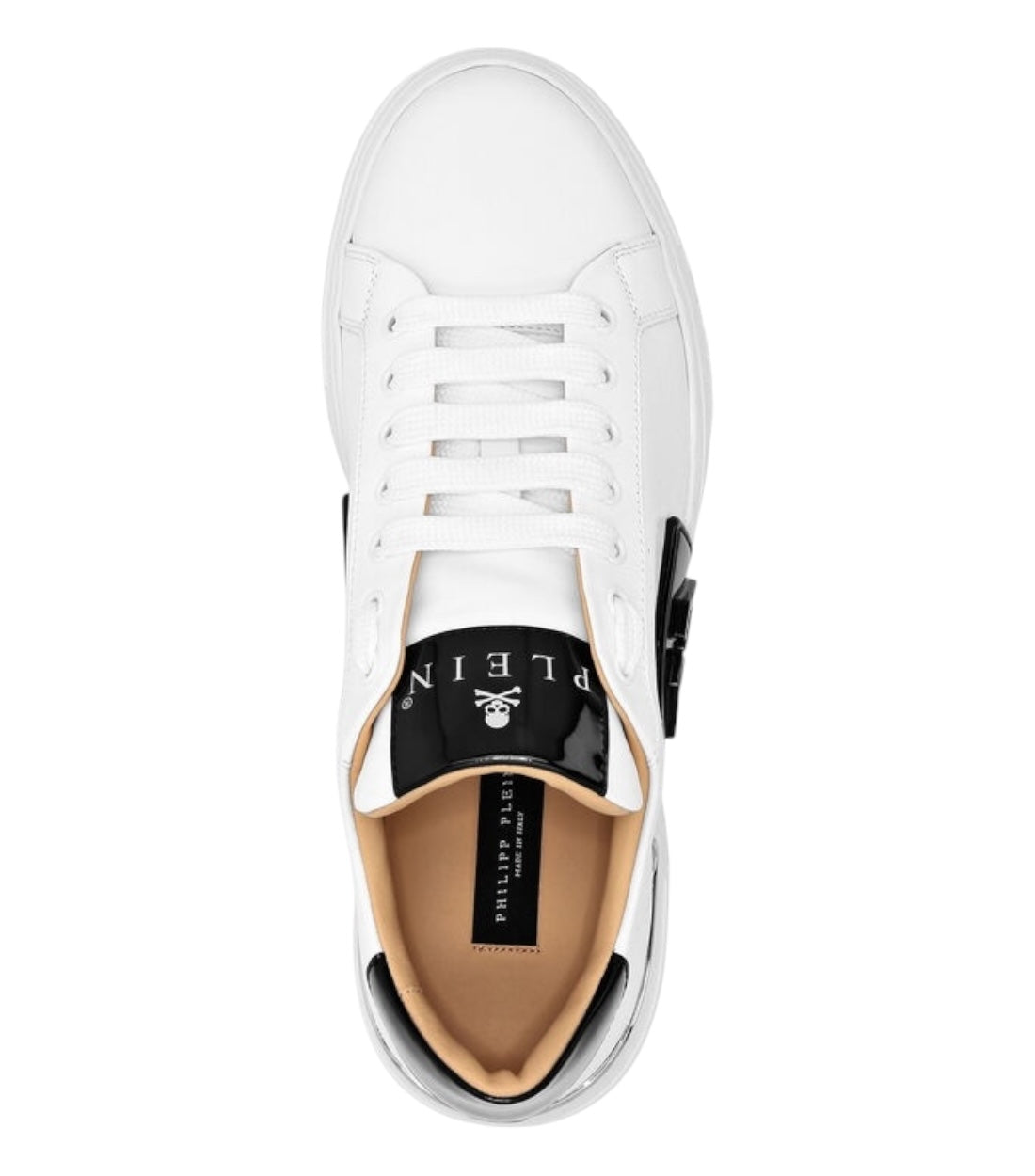 Philipp Plein Wit Lo Top Leren Phantom Sneakers