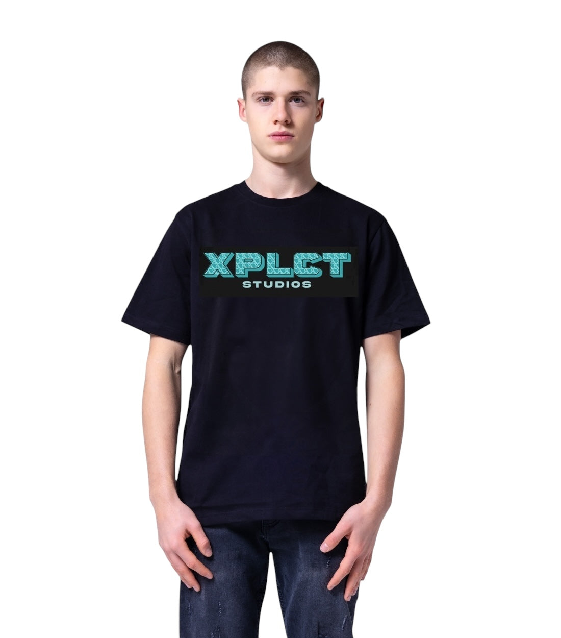 XPLCT Studios Monoblock T-shirt Zwart