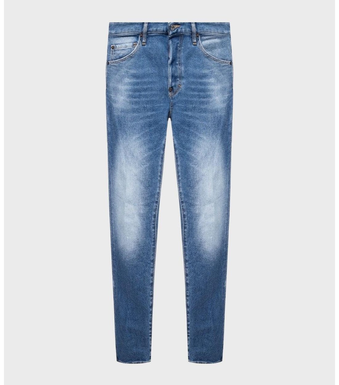 Dsquared2 Blauw Distressed Cool Guy Fit Spijkerbroek / Jeans