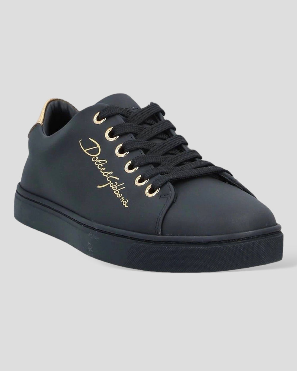 Dolce & Gabbana Zwart Leren Sneakers