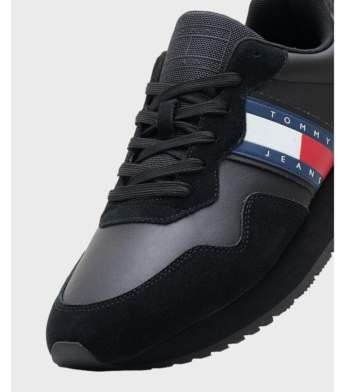 Tommy Hilfiger Zwart Heren Basket Runner Sneakers