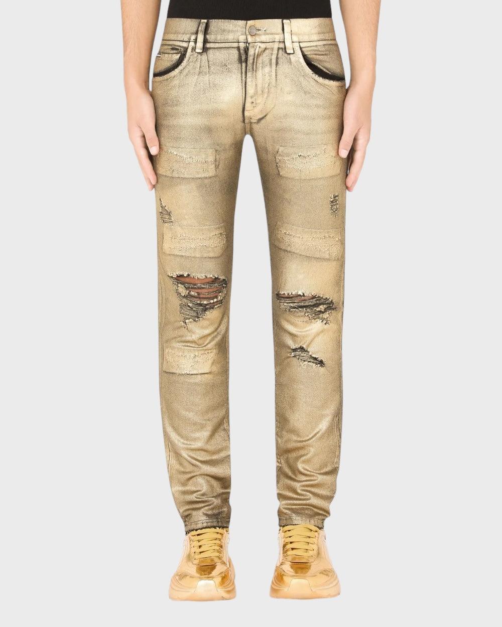 Dolce & Gabbana Goud Heren Jeans