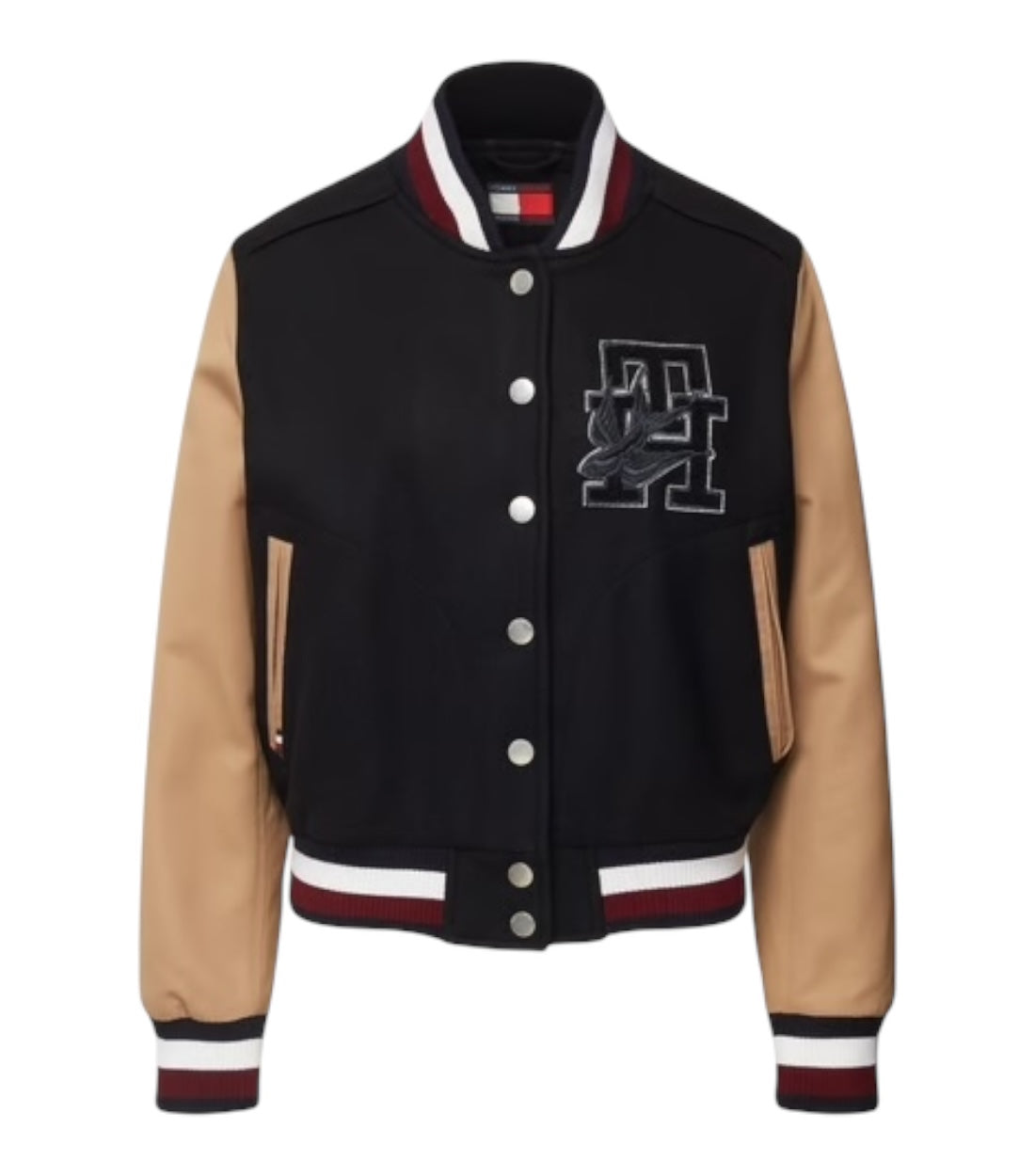 Tommy Hilfiger X Shawn Mendes Zwarte College Bomber Jas