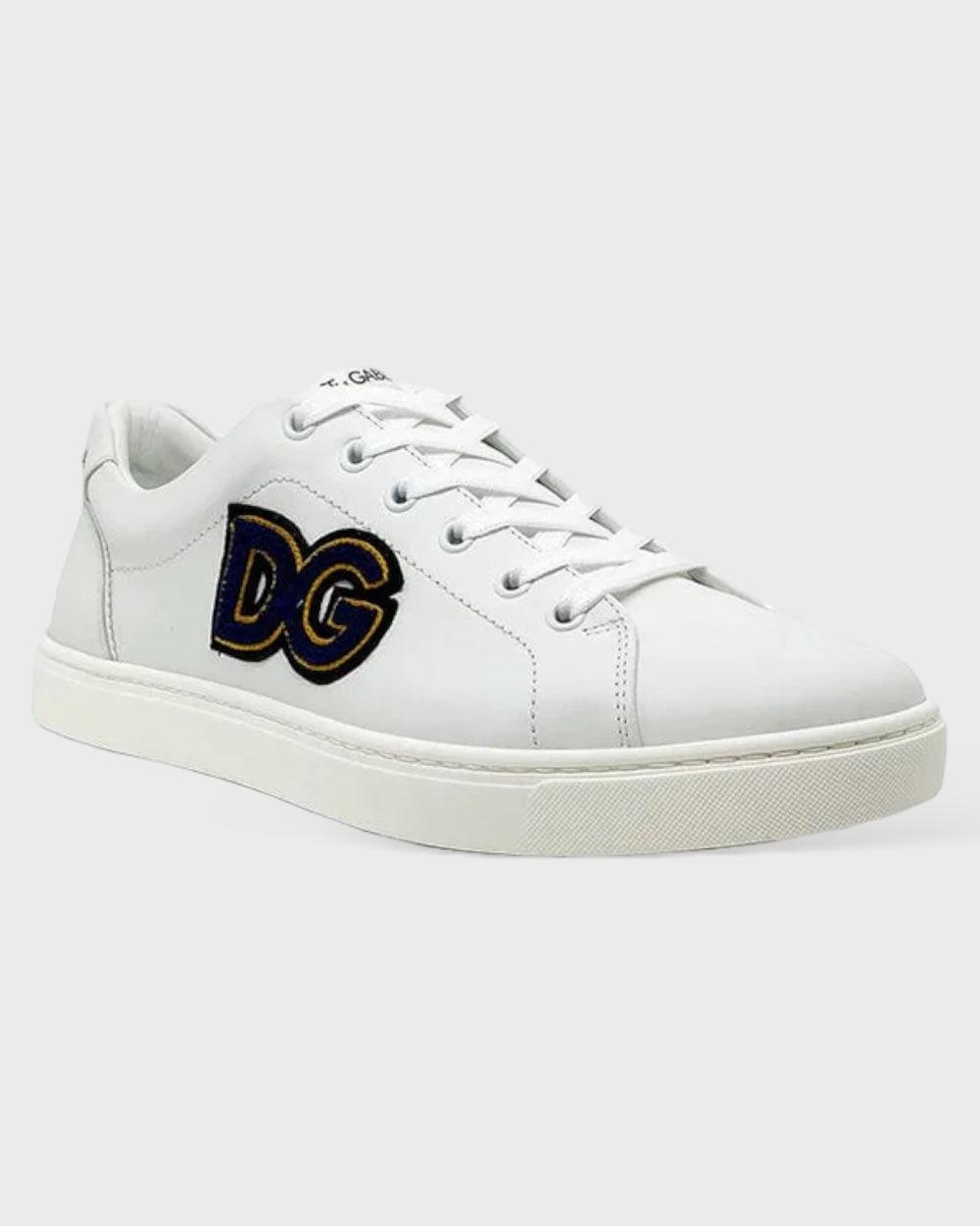 Dolce & Gabbana Wit Leren Casual Sneakers