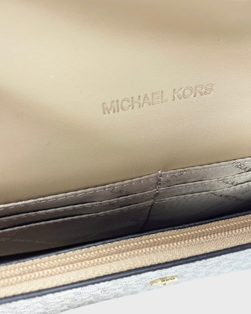 Michael Kors Jet Set Travel Goud Crossbody Tas