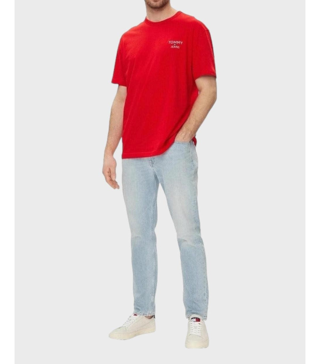 Tommy Hilfiger Rood Badge T-shirt