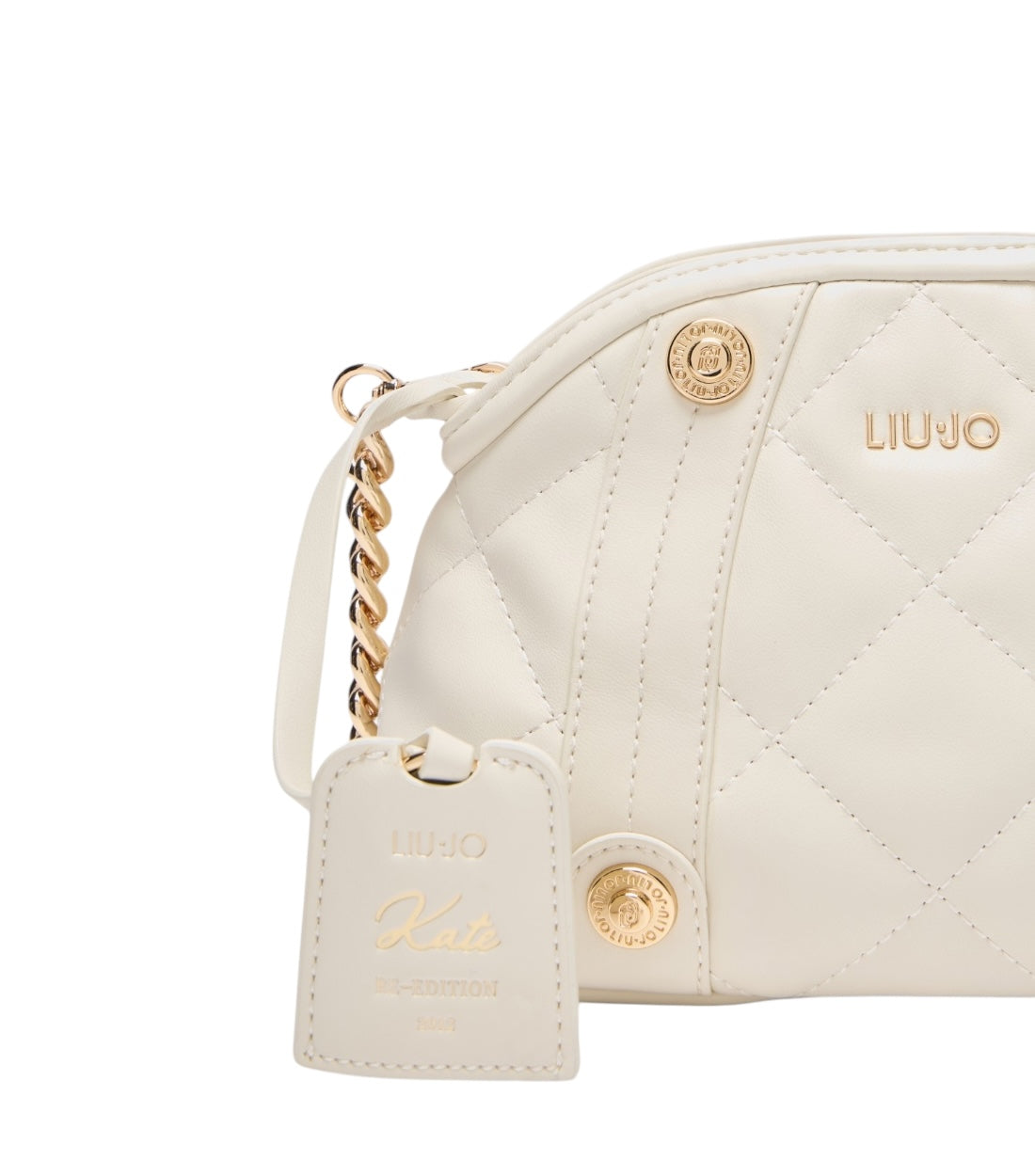 LIU JO Wit Quilted Crossbody Tas