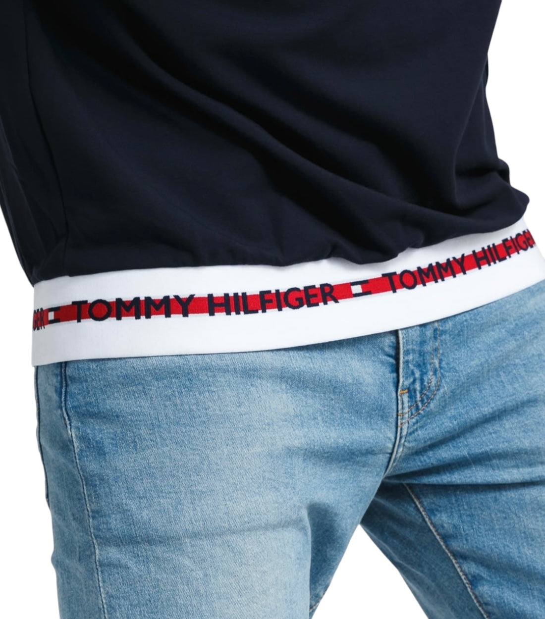 Tommy Hilfiger HWK Blauwe logoband Trui