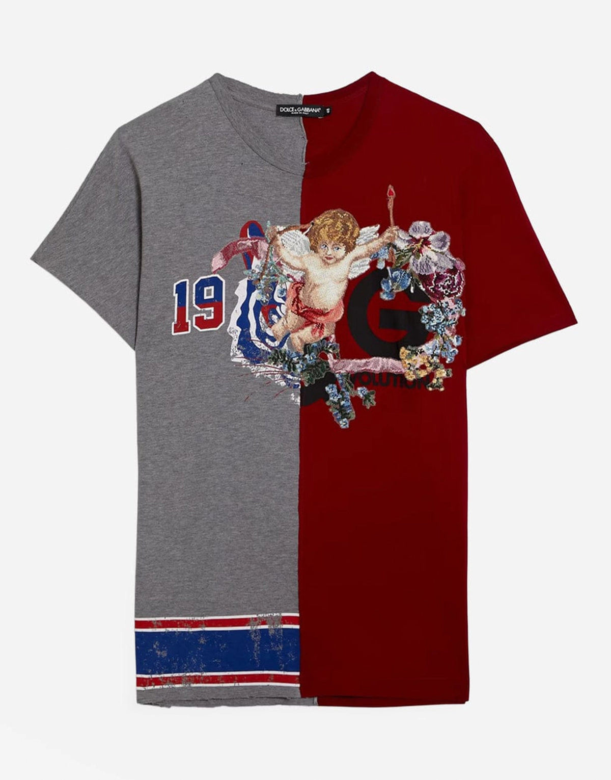 Dolce & Gabbana Rood / Grijs T-shirt