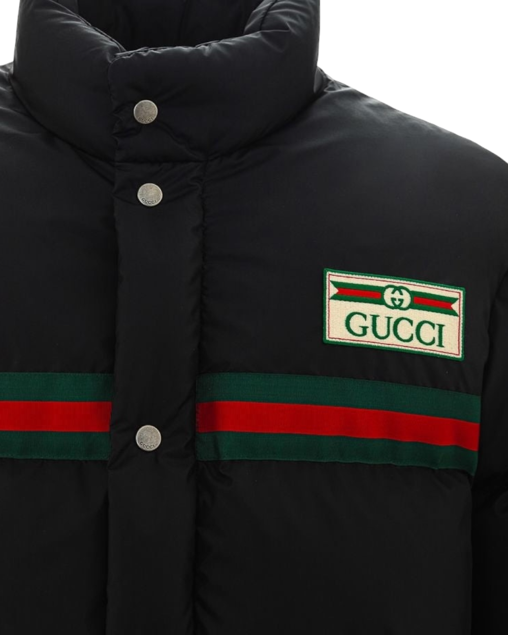 Gucci | Zwart Waterafstotend Jas