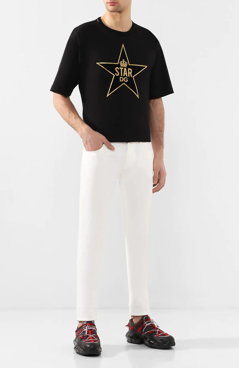 Dolce & Gabbana Zwart / Goud T-shirt