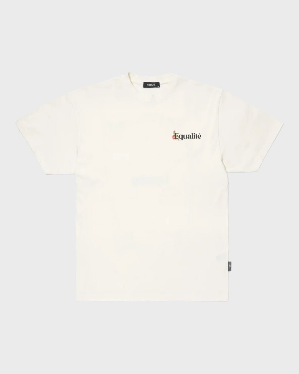 Equalite | Flower Oversized T-shirt Off-white Unisex