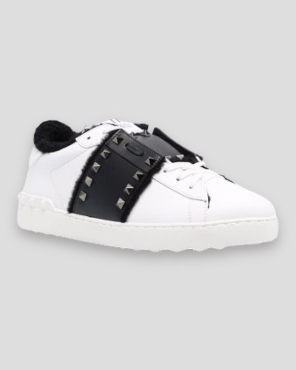 Valentino Open Untitled Sneakers Wit/Zwart