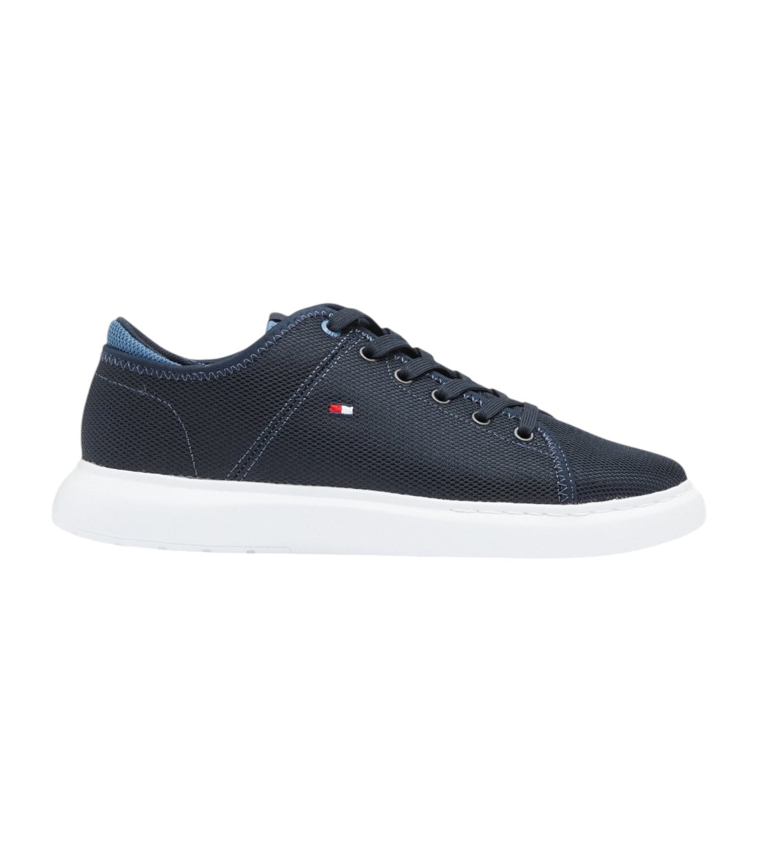 Tommy Hilfiger Chique Blauw Sneakers Met Logodetail