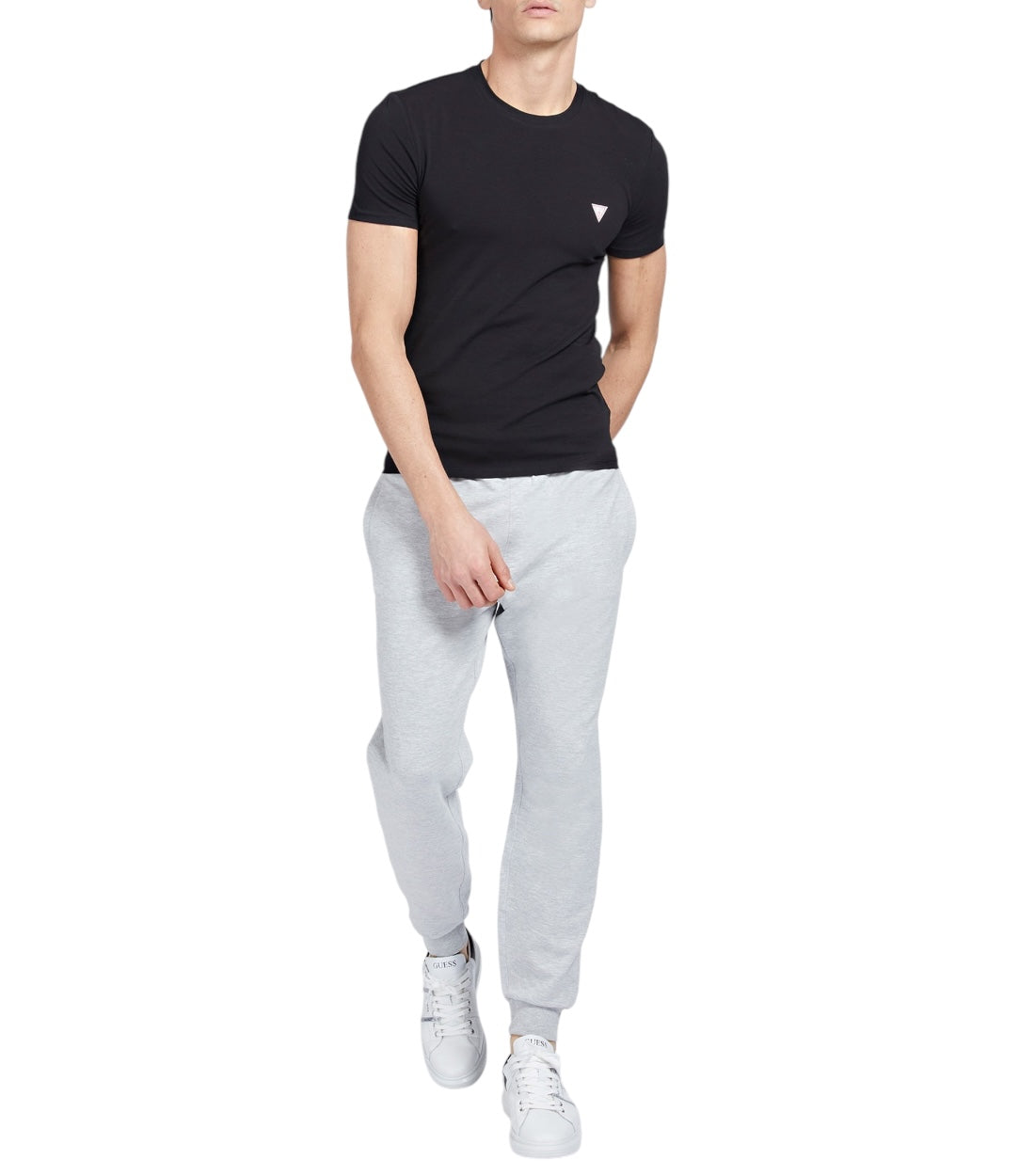 Guess Zwart Slim-fit Core T-shirt