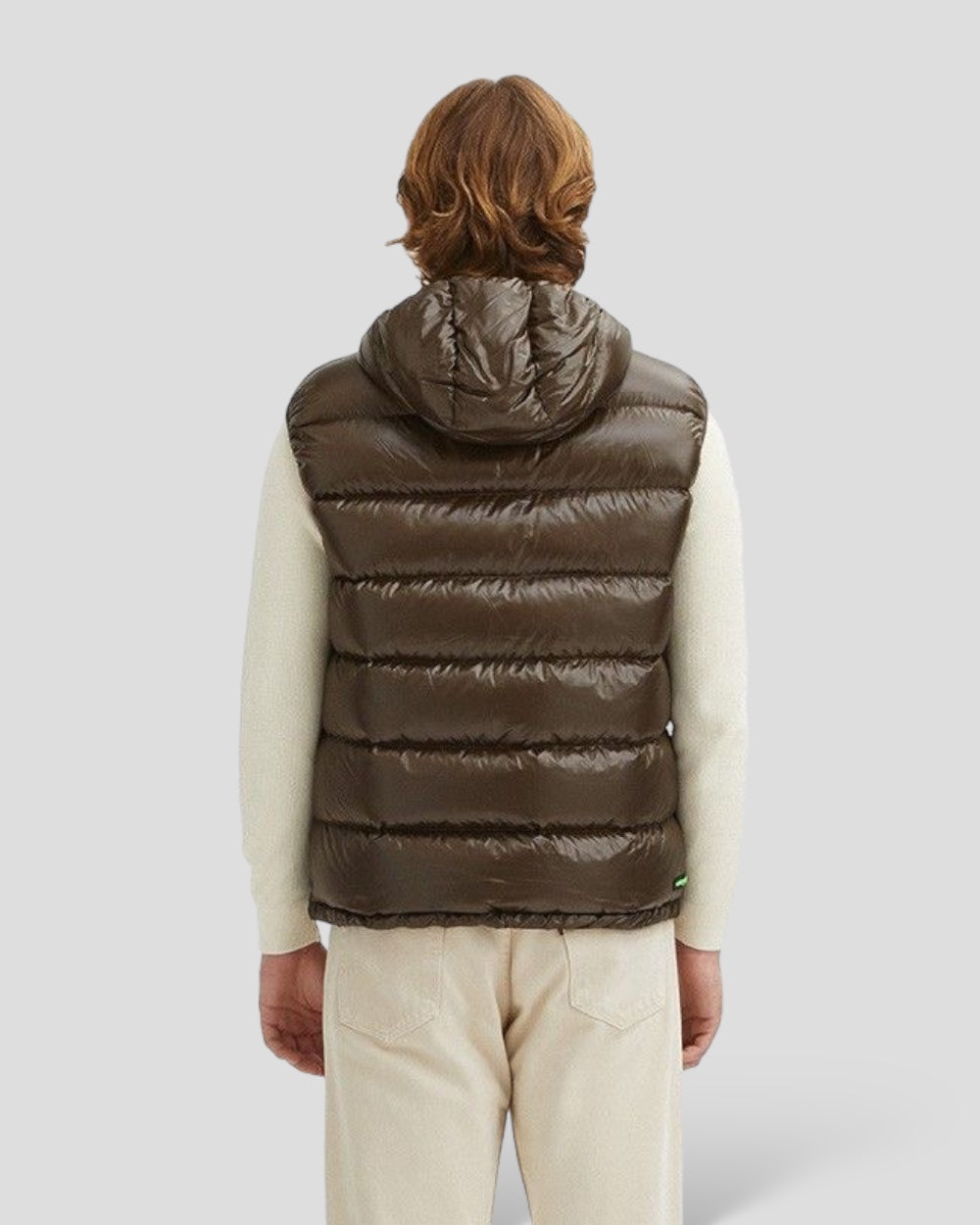 Centogrammi | Brown / black reversible body warmer men