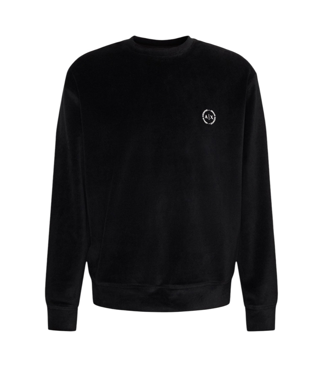 Armani Exchange Zwart Trui Long Sleeve Met Logo