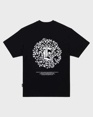 Equalite | Leaves Oversized T-shirt Zwart Unisex