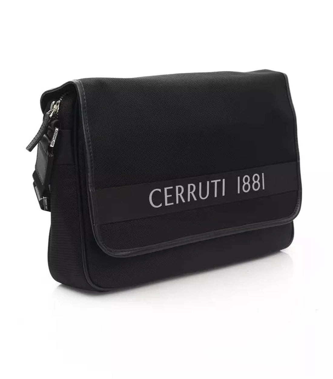 Cerruti 1881 Zwarte Nylon Schoudertas voor Mannen