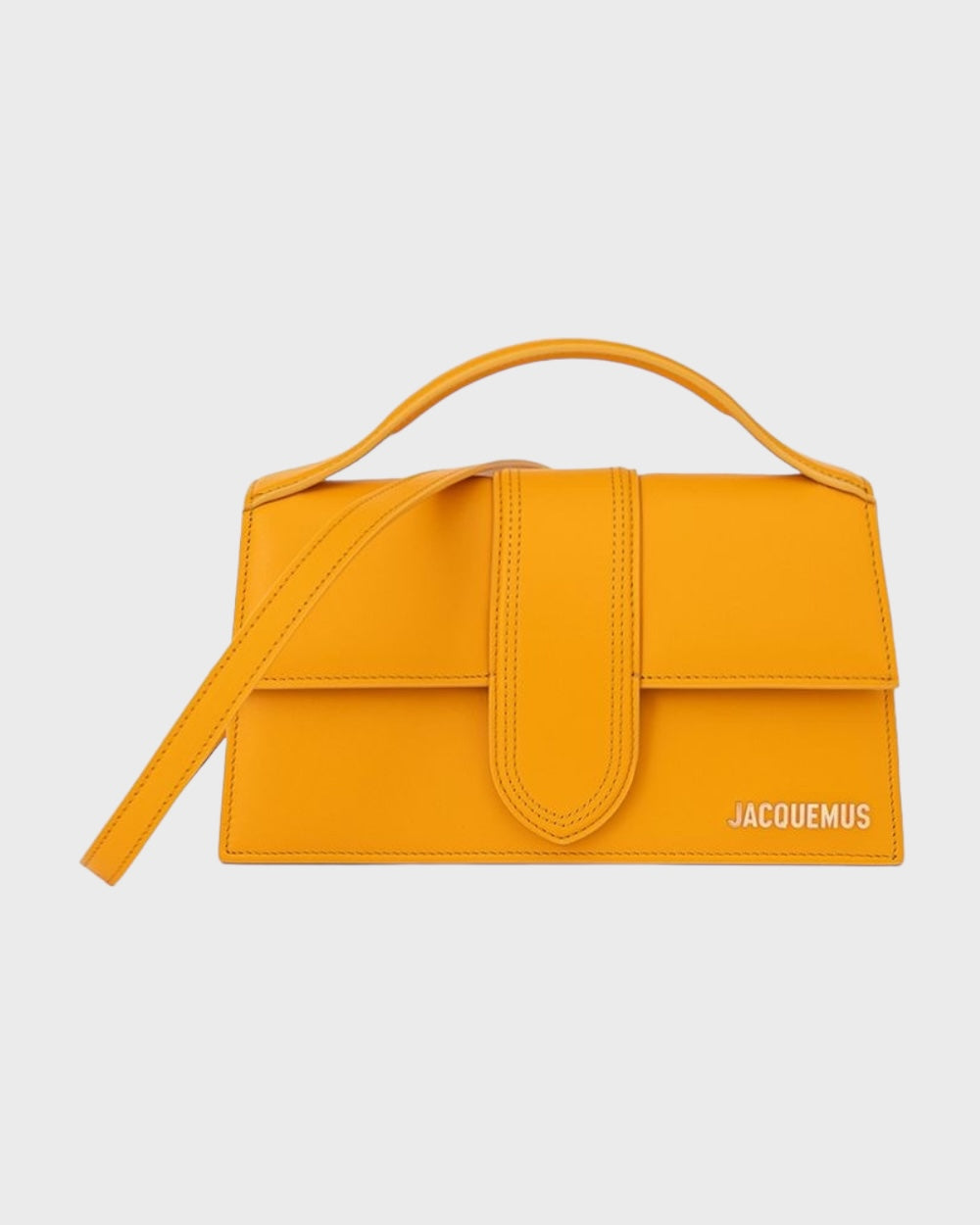 Jacquemus Geel Le Grand Bambino Handtas