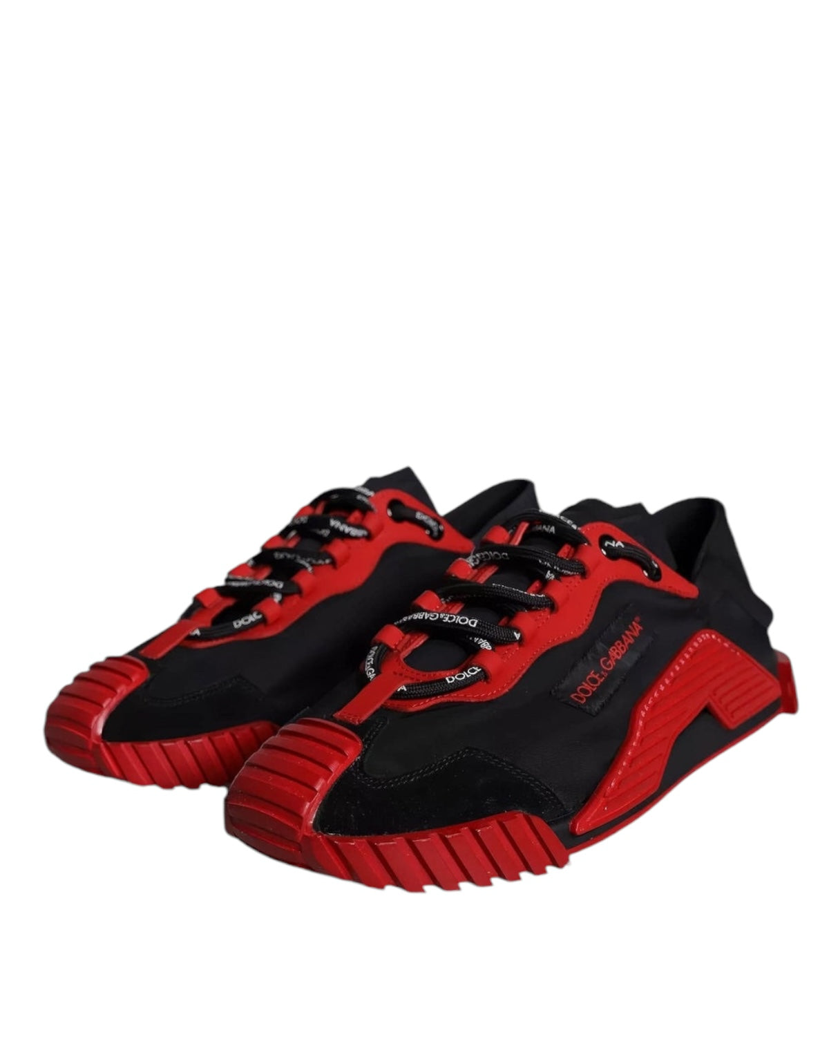 Dolce & Gabbana Zwart Rood NS1 Sneakers