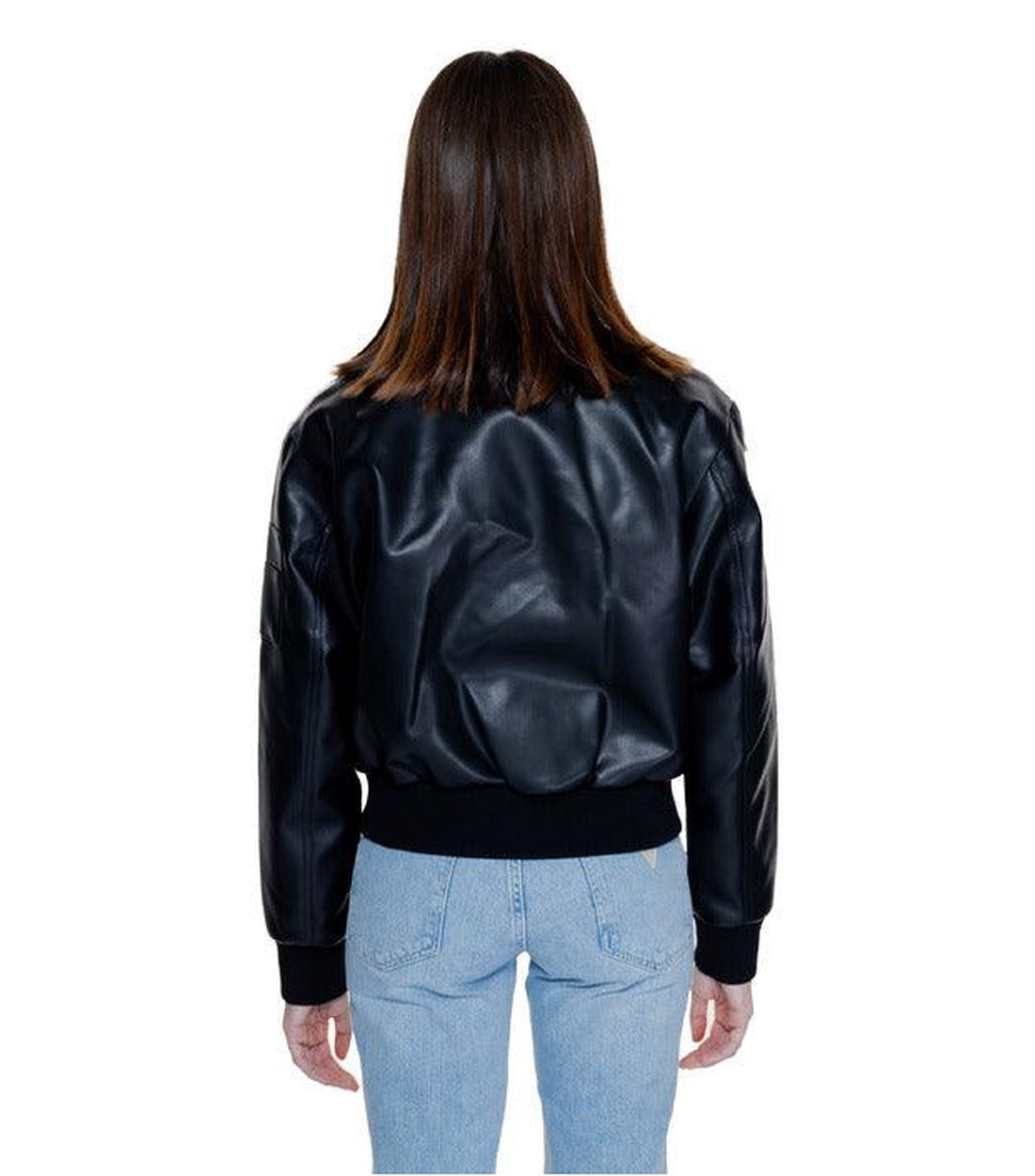 Calvin Klein Zwart Spijker Bomber Jas Dames