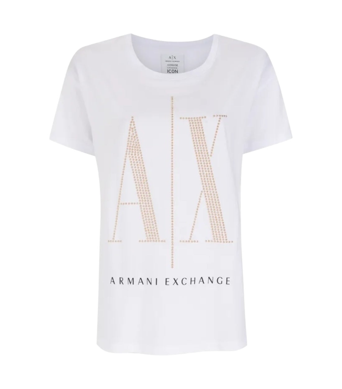 Armani Exchange Wit T-shirt Met Logo