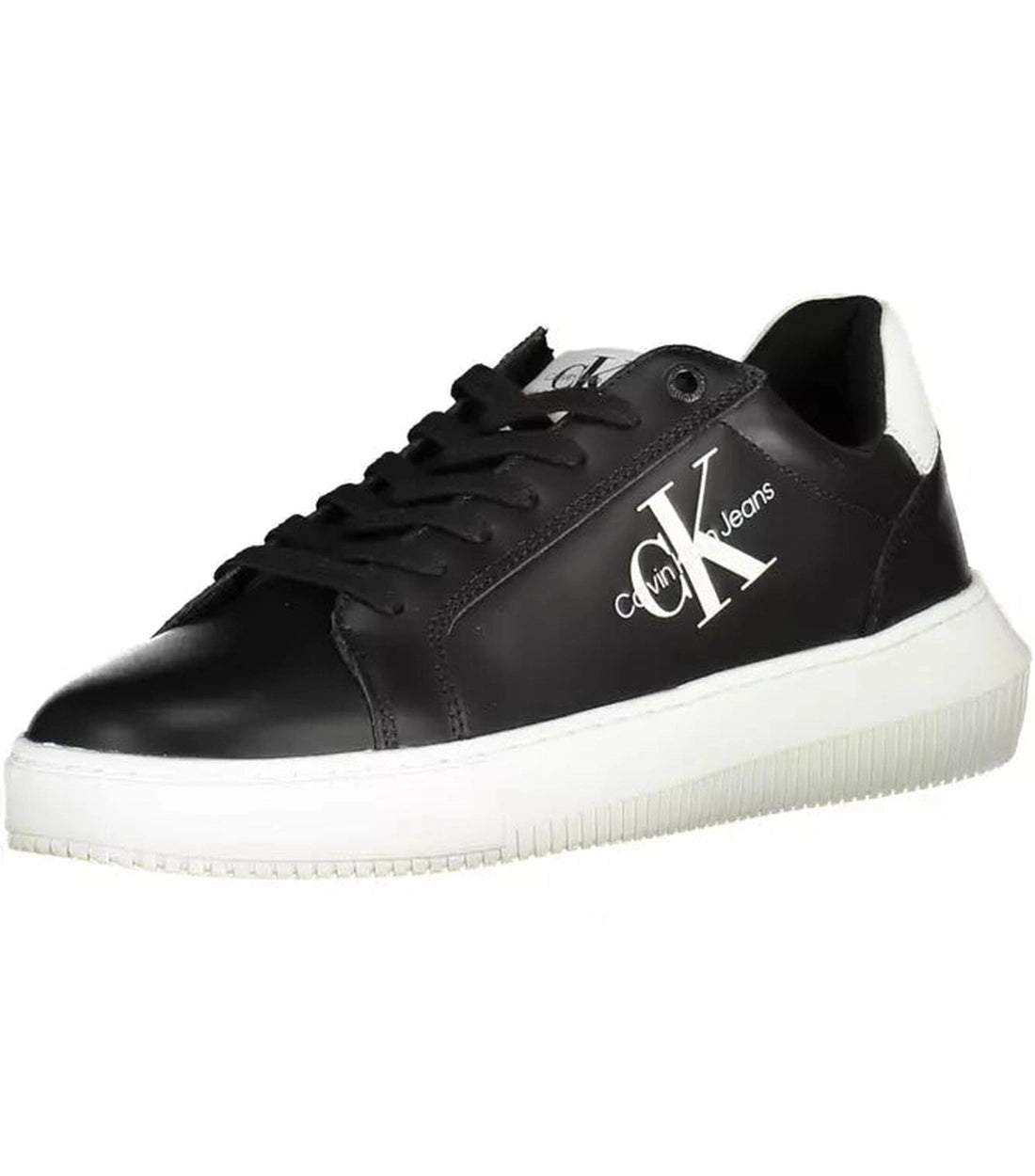 Calvin Klein Eco-Conscious Zwarte Sneakers Met Logoaccent