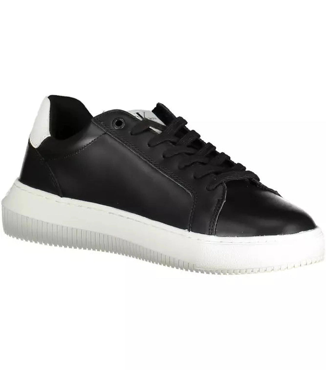 Calvin Klein Eco-Conscious Zwarte Sneakers Met Logoaccent