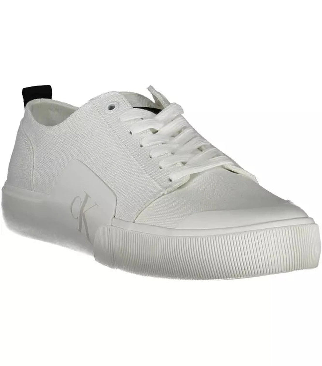 Calvin Klein Eco-Concious Witte Sneakers Met Kenmerkende Stijl