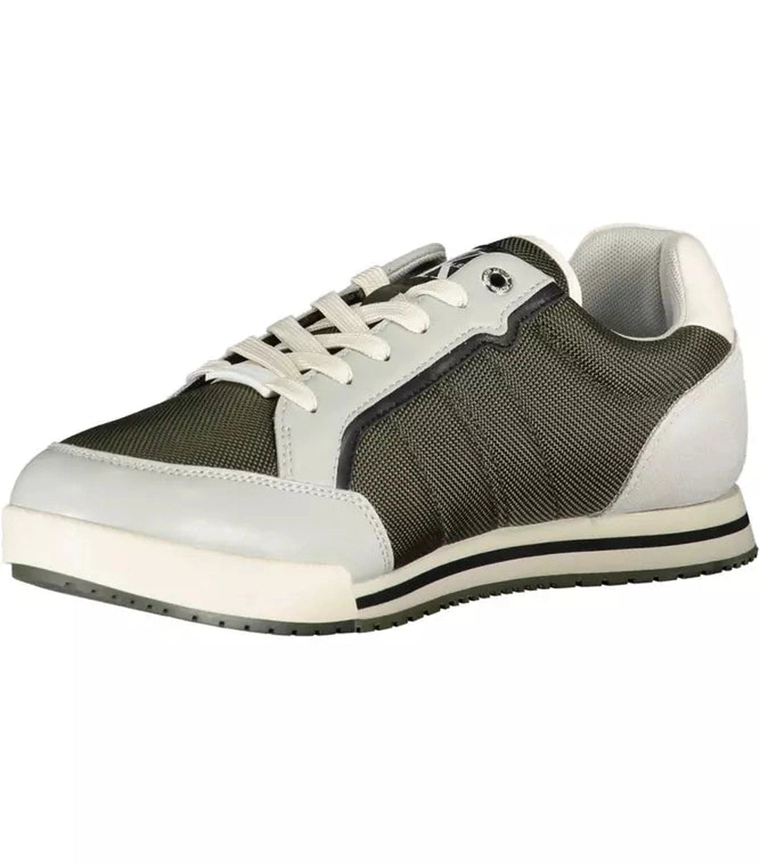 Calvin Klein Groene Sneakers Met Logoaccent