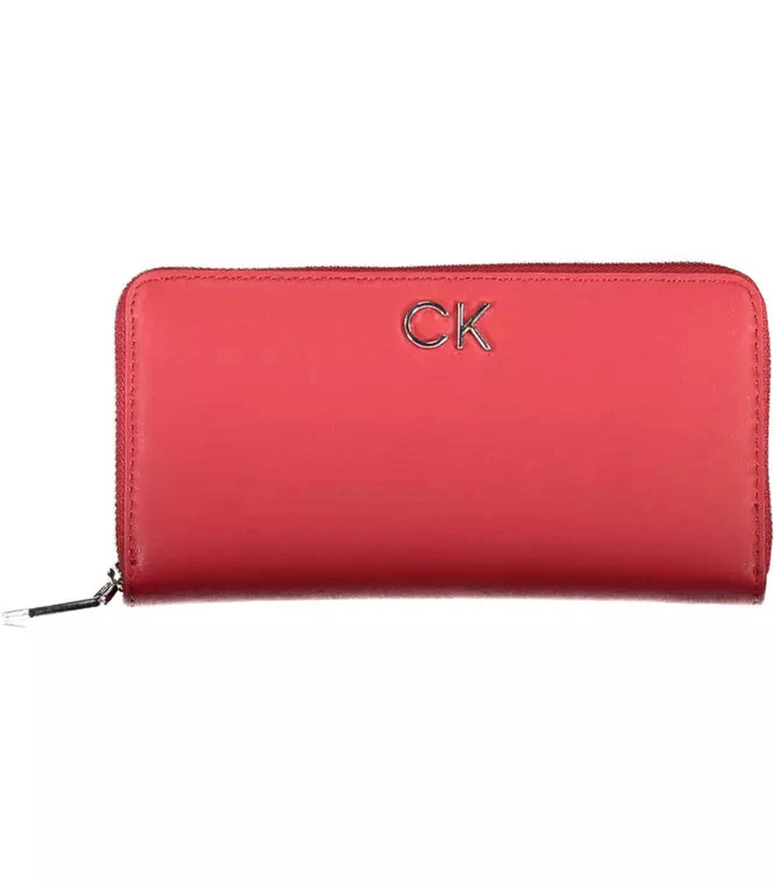 Calvin Klein Elegante Roze Polyethyleen Portemonnee met Veilige Rits