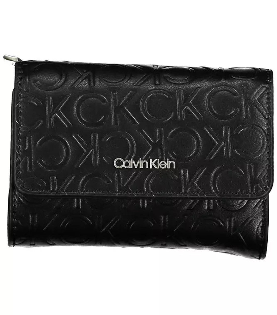 Calvin Klein Zwarte Polyethyleen Portemonnee met RFID Blokker