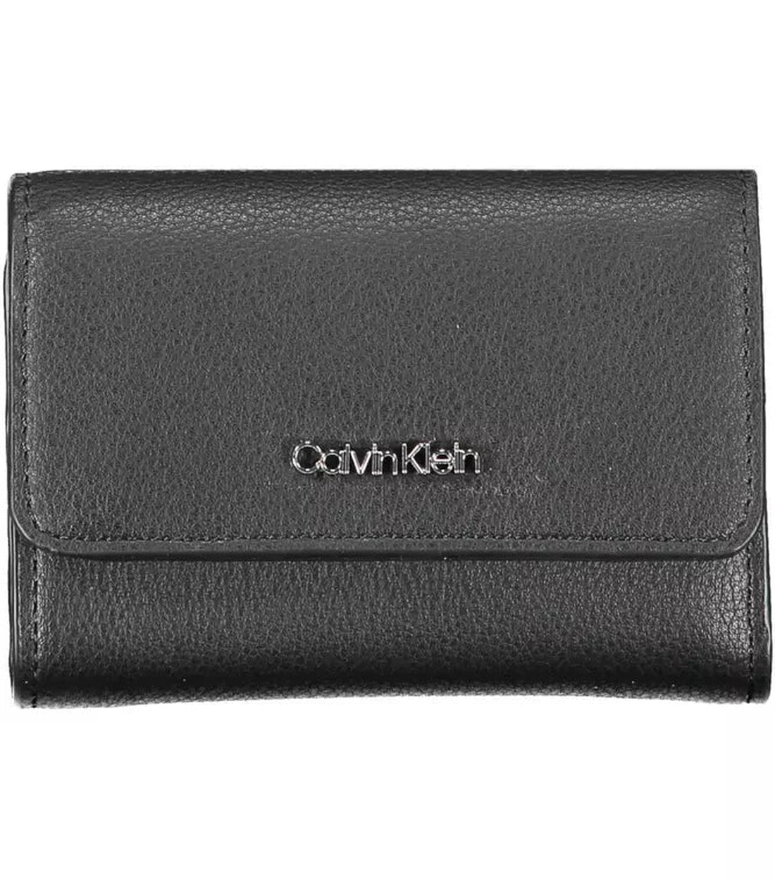 Calvin Klein Elegante Zwarte Portemonnee met RFID Beveiliging