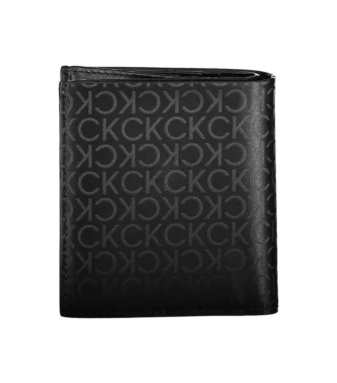 Calvin Klein Elegante Zwarte RFID Blokkerende Bi-Fold Portemonnee