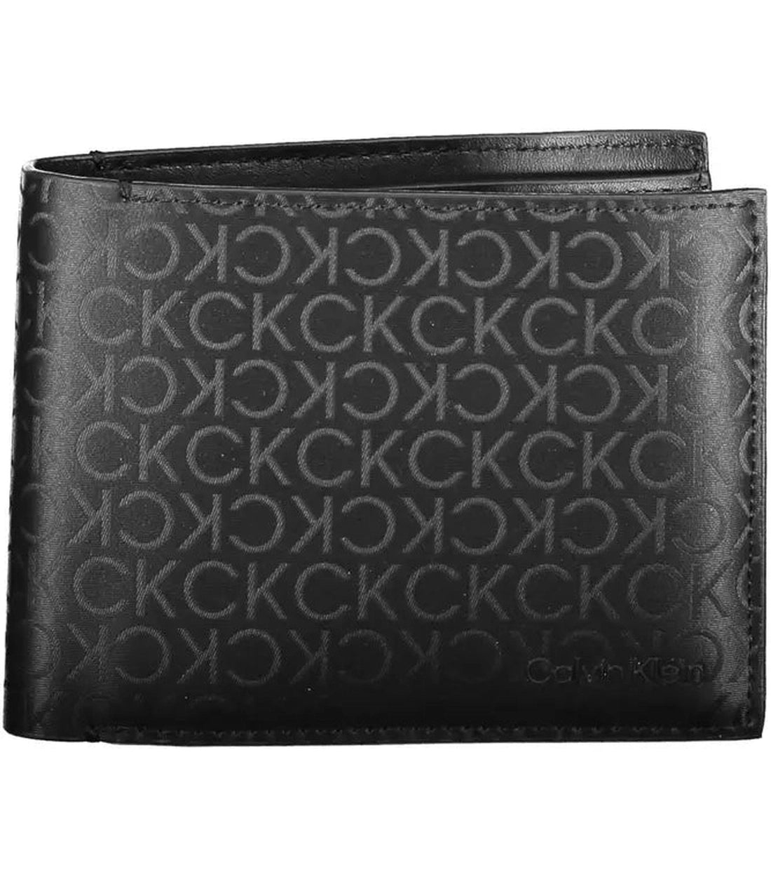 Calvin Klein Elegante Man Wallet met Dubbele Compartimenten