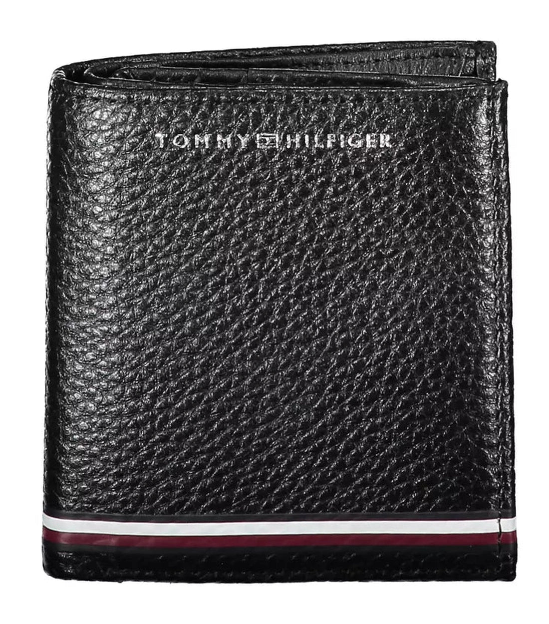 Tommy Hilfiger Luxe Leren Bifold Portemonnee met Muntvak