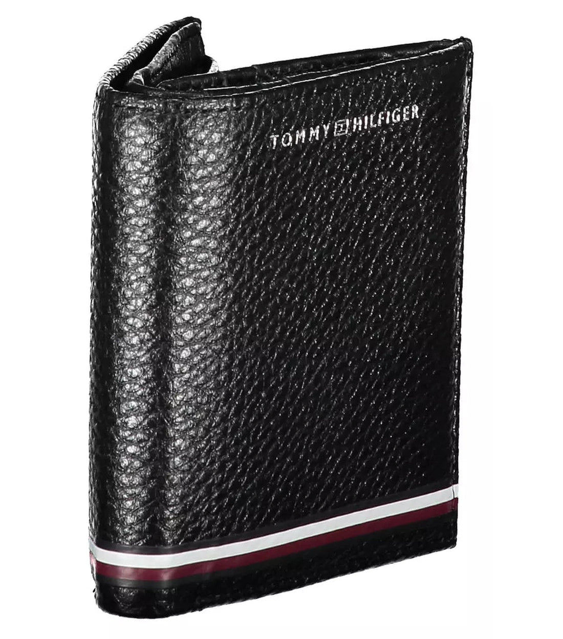 Tommy Hilfiger Luxe Leren Bifold Portemonnee met Muntvak