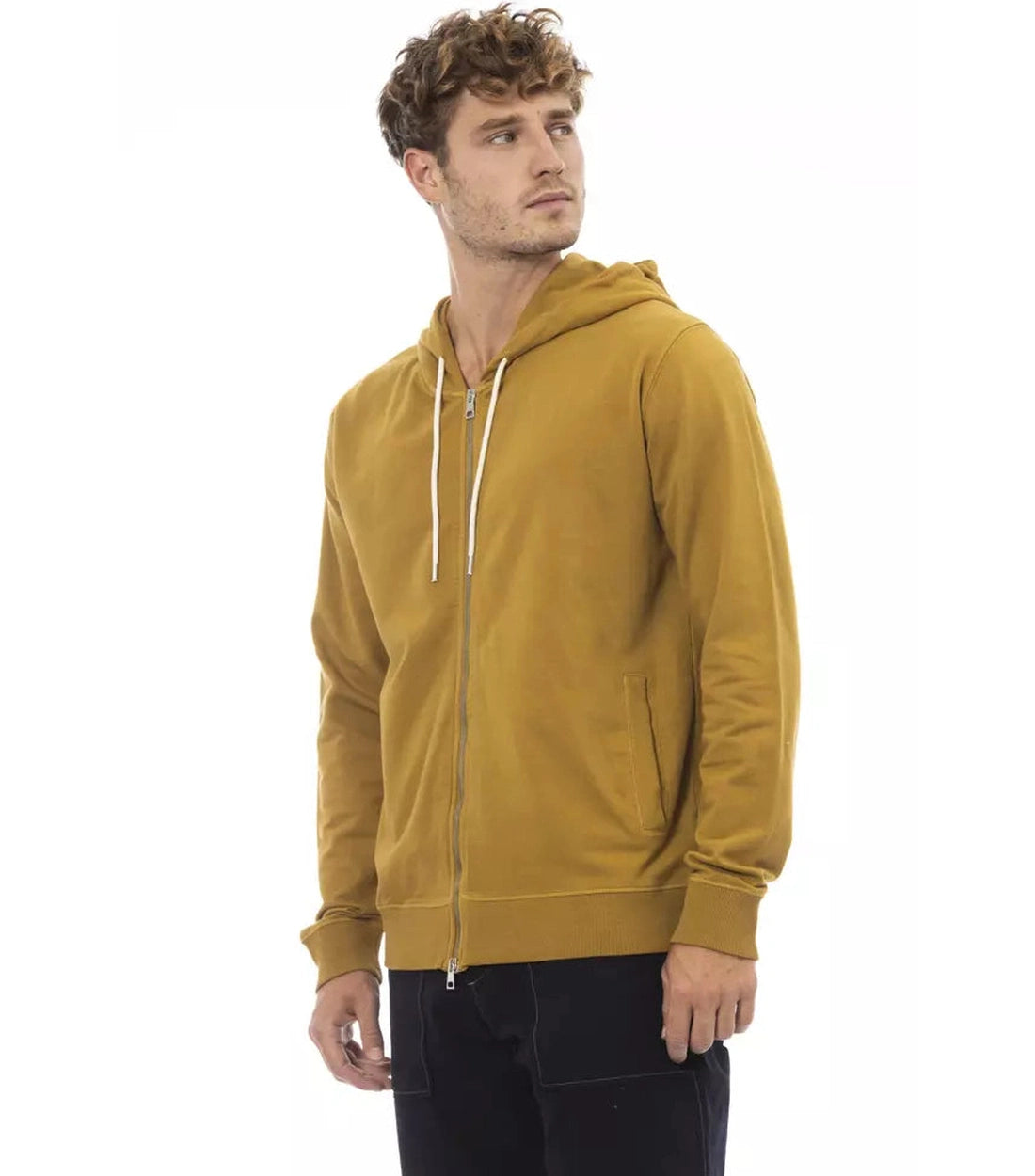 Alpha Studio Bruine Katoenen Sweatshirt voor Mannen