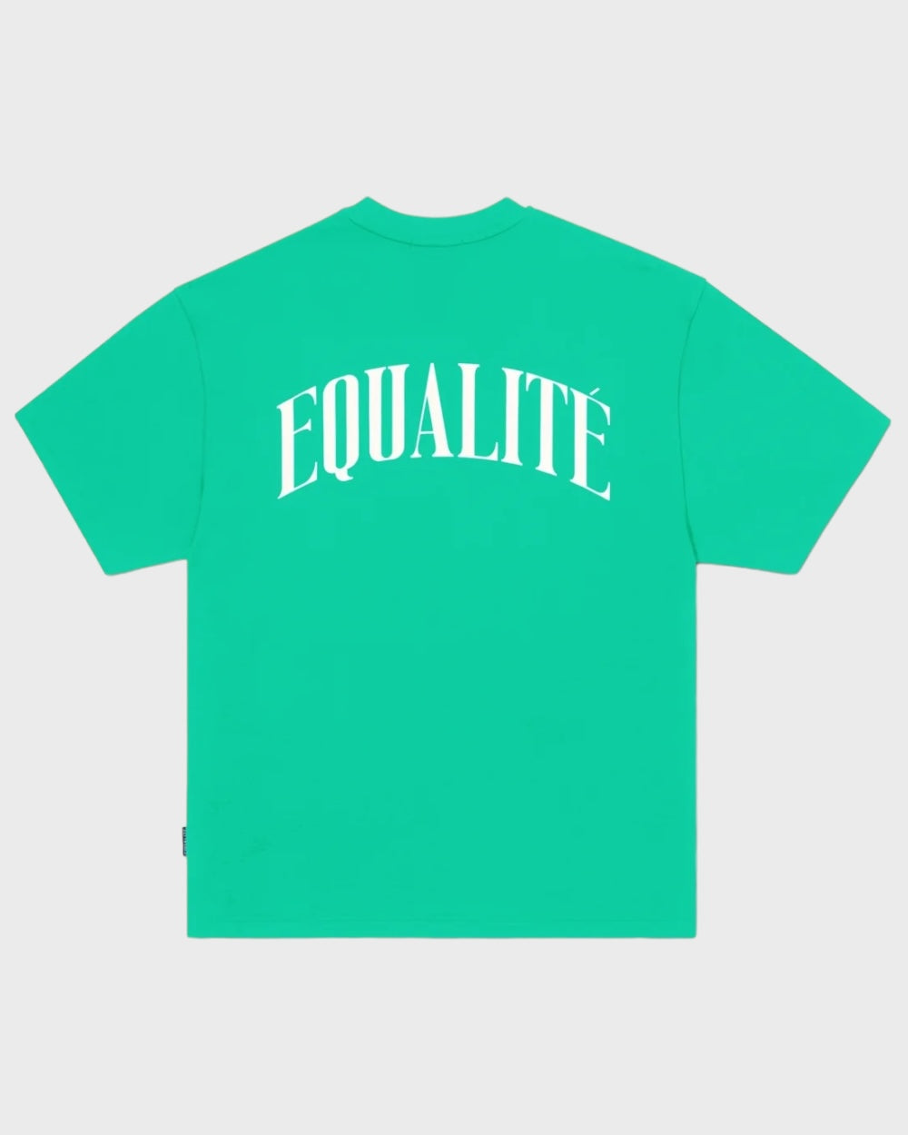 Equalité Oliver Oversized T-shirt Groen/Wit Unisex