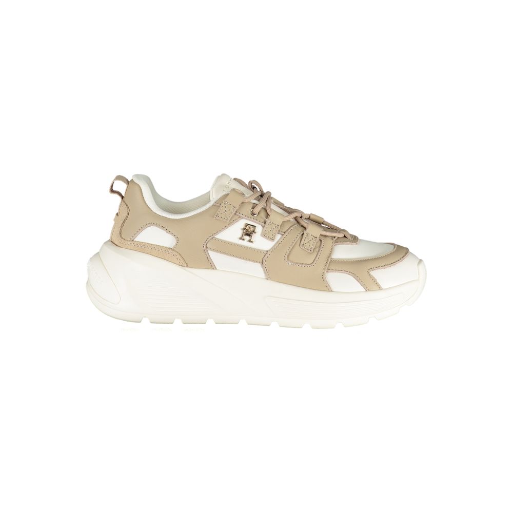 Tommy Hilfiger Witte Polyethyleen Dames Sneaker met Stijl