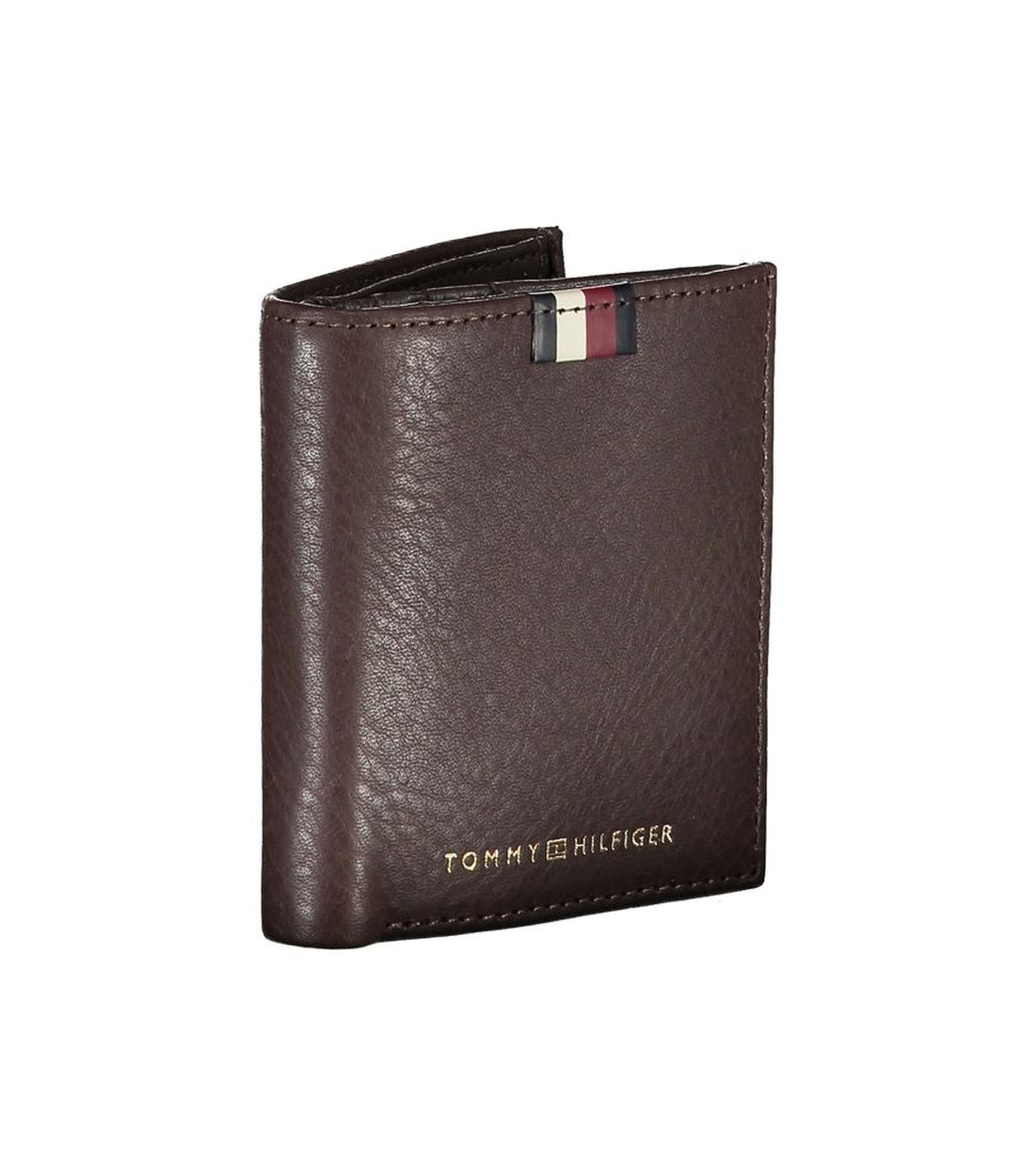 Tommy Hilfiger Bruine Leren Bi-Fold Portemonnee