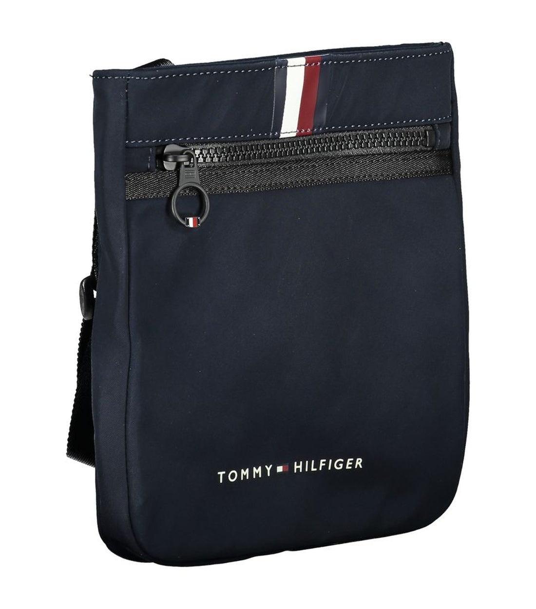 Tommy Hilfiger Blauwe Schoudertas met Contrasterende Accenten