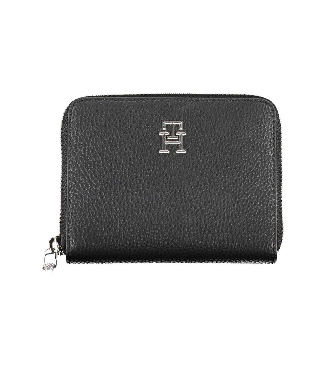 Tommy Hilfiger Elegante Zwarte Polyethyleen Portemonnee