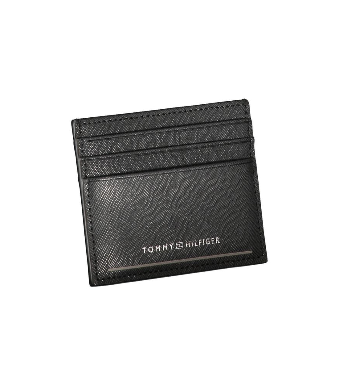 Tommy Hilfiger Elegante Kaart Houder met Contrasterende Accenten