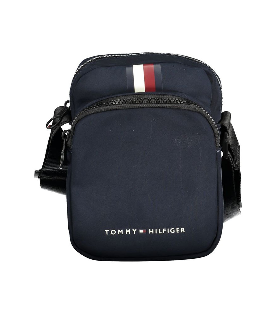 Tommy Hilfiger Stijlvolle Blauwe Schoudertas met Contrasterende Details