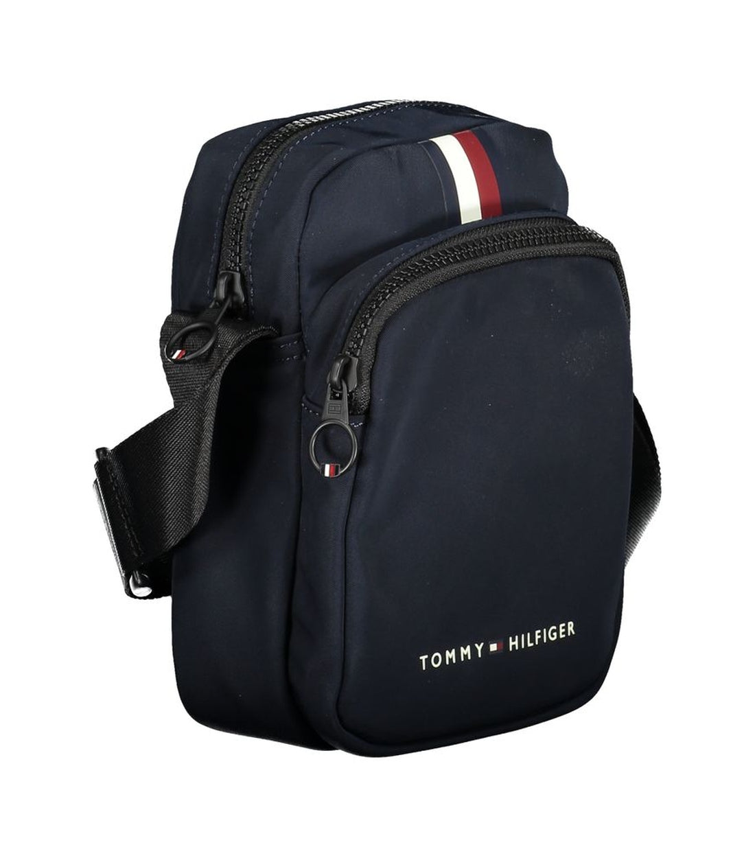 Tommy Hilfiger Stijlvolle Blauwe Schoudertas met Contrasterende Details